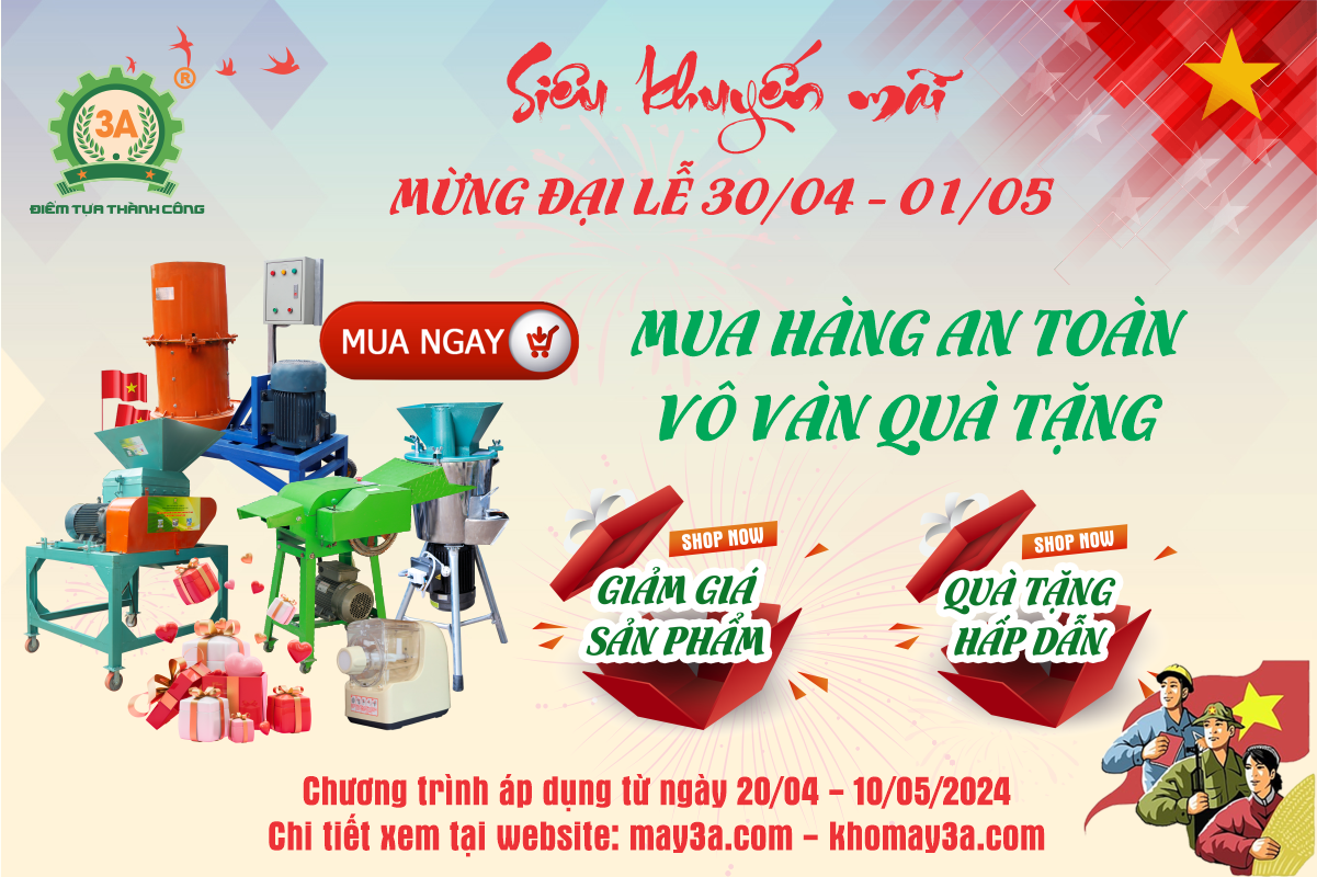 KHUYẾN MÃI GIẢM GIÁ SẢN PHẨM NHÂN DỊP LỄ 30.04 – 01.05